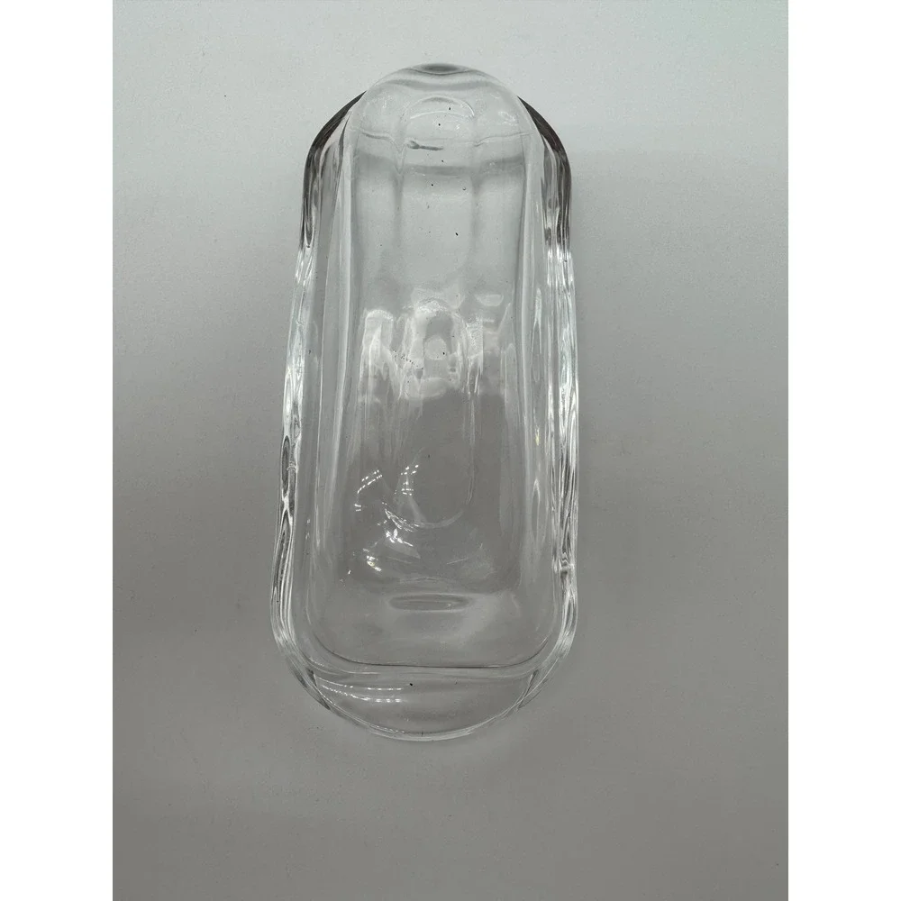 Clear Glass Butter Dish Covered Butter Keeper Rectangular Serving Dish Unbranded